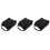 3Pièces Étui Noir Transport Chaussures Golf Durable Ventilé 1