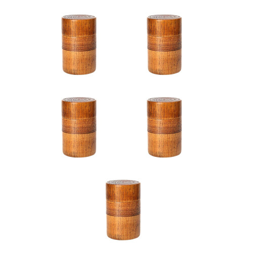 5Pièces Boîtes De Conservation En Bois Pour Marron Cadeau 2