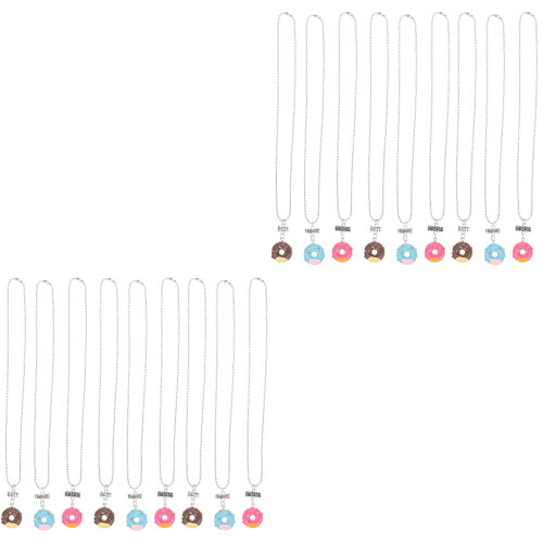 18Pièces Accessoires Colliers Donut Multicolores Confort 2