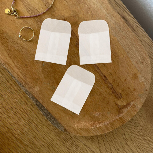 150Pièces Mini Blanches Pour Pièces, Bijoux Et Petits Objets 2