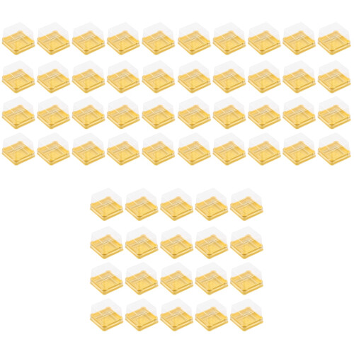 450Pièces Boîtes Dorées Pour Dessert Gâteaux À 2