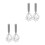 4Pièces Écrase- Ergonomique Argent En Acier Pour Cuisine 3