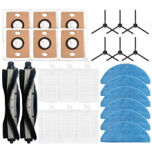 26PCS Accessories Kit for A30 Pro Vacuum Cleaner Parts Replacement Main Side Brushes Filter Mop Cloth Dust Bag