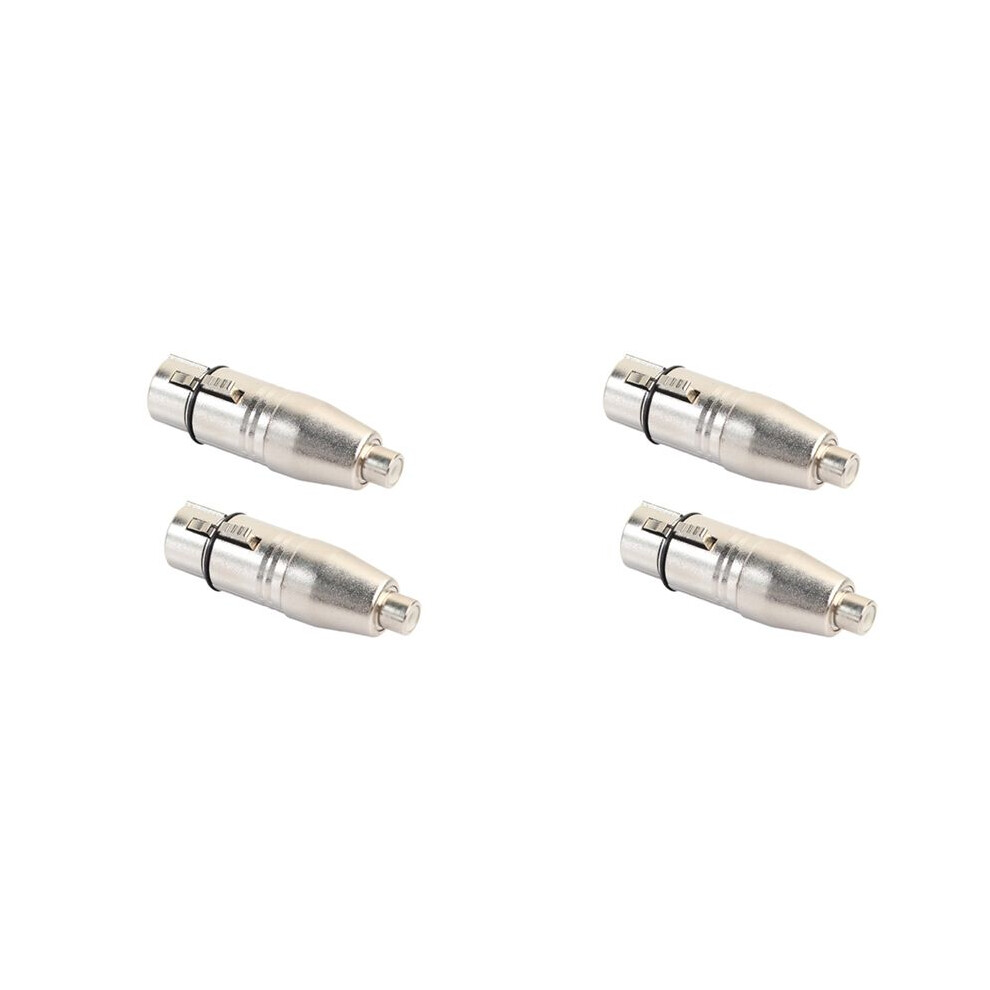 4Pcs Xlr To Rca Adapter, Rca Female To Xlr Female Adapter Jack Plug Adapter 4714060377496