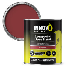 Composite Door Paint 750 ml -Ruby Red -Satin Finish