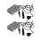 2X Universal Fm Modulator Stereo Mp3 Auto Antenne Kabel Auto Radio Cinch Aux Adapter 1