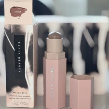 (Amber) Fashion Fenty Beauty Contour Stick Concealer Face Highlighter Shadow Lasting Natural Makeup Lipstick Moisturizing Lip Cosmetics