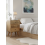 Modern Rustic Wooden Bedside Table with 4 Drawers 1