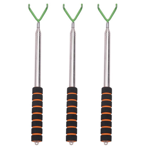 3X Disc  Retriever Telescoping Disc  Grabber Durable Stainless Steel Disc  Retrieving Device Retrieve Discs
