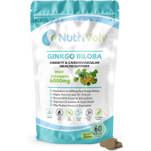 Ginkgo Biloba Siberian Ginseng 6000mg Tablets 60