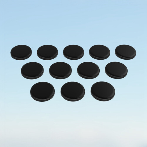 14 Pezzi Arcade Fighting Joystick Button Cap Meccanico Keycap per Hitbox Keycap per Kailh Choc Low-Profile  V1 Nero 1