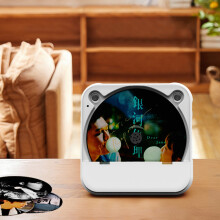Portable Home CD Music Player+Remote Control 5.1 CD Player Dust Cover Radio Boombox Display for Kids Gift B