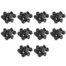 120 Piezas Lavadoras Conicas de Pata de Goma Antideslizantes de Muebles de 22mm x 10mm