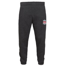 Liverpool FC Official Boys Slim Fit Fleece Joggers Jog Pants Grey 8-9 Years