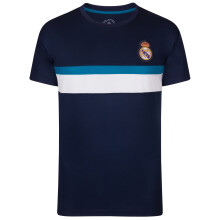 Real Madrid FC Official Gift Boys Poly T-Shirt Navy 6 Years