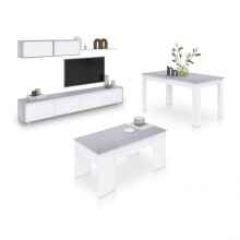 Pack salón con mesa de centro y mesa de comedor Arlet Max V2B