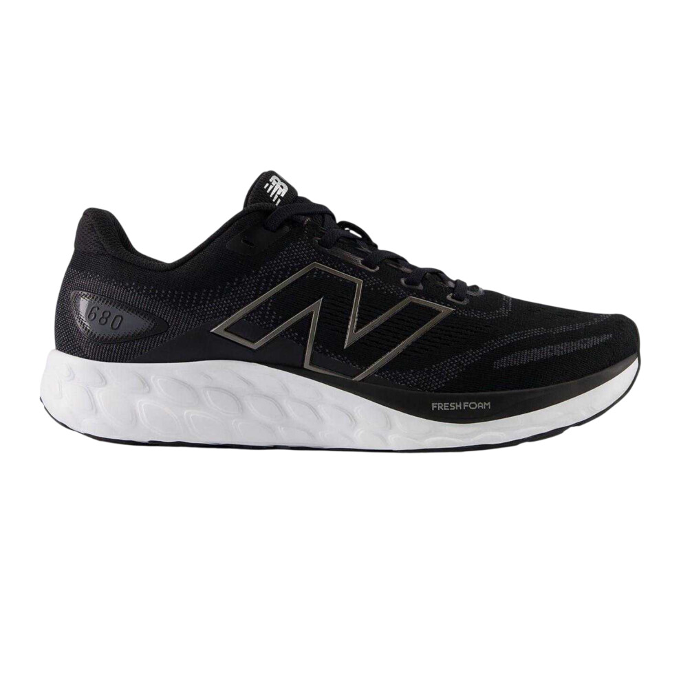 New Balance (8.5 Uk, Black/White) Mens 680 V8 Trainers