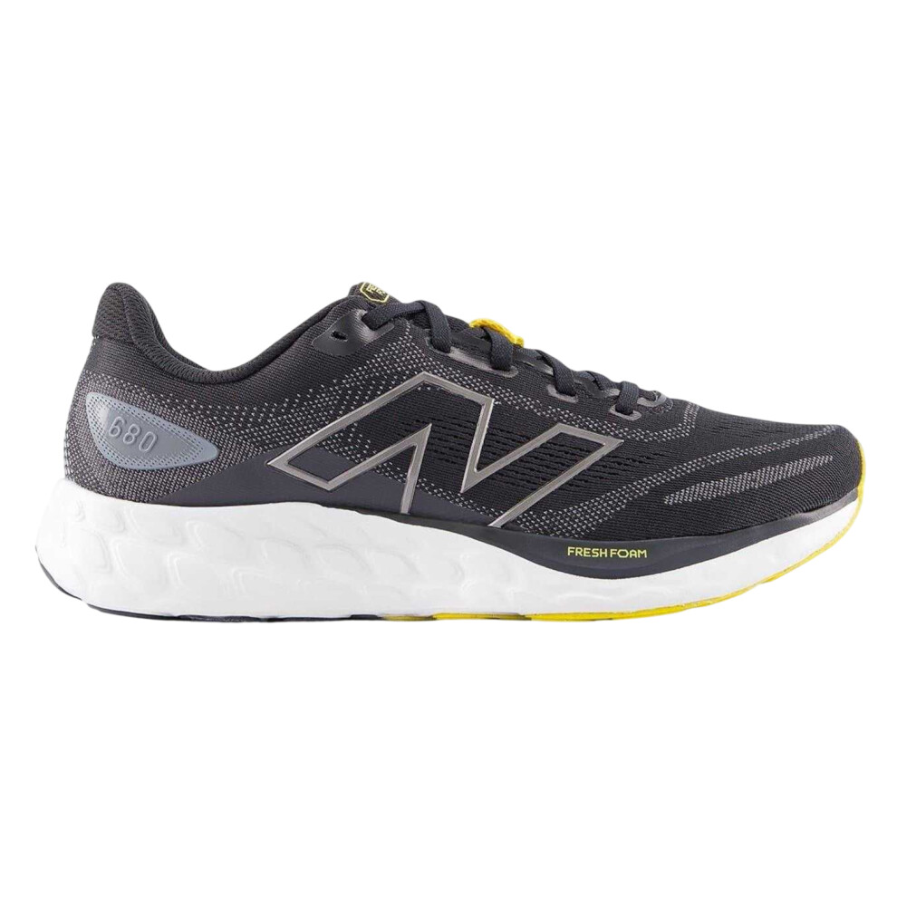 New Balance (8 Uk, Black/Grey) Mens 680 V8 Trainers