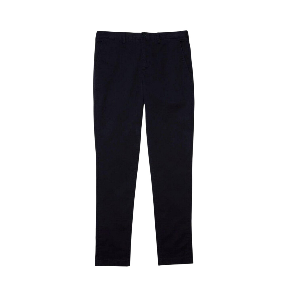 Lacoste (40L, Navy) Mens Organic Cotton Slim Chinos