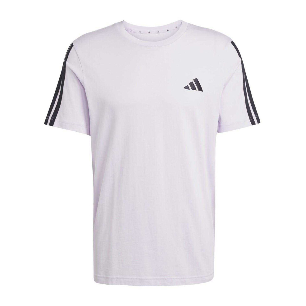 Adidas (Xxl, Lavender) Mens 3 Stripes T-Shirt