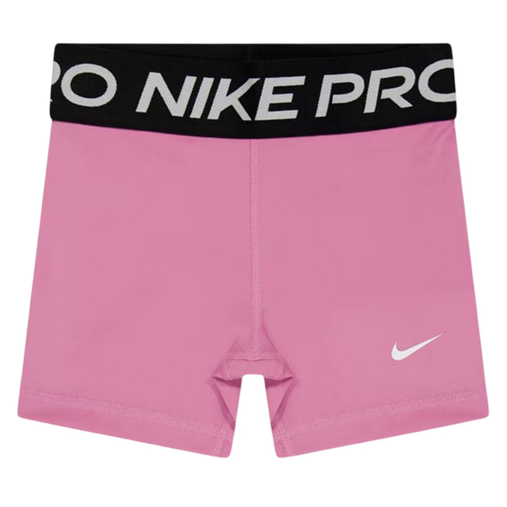 Nike (11-12 Years, Flamingo Pink) Girls Dri-Fit Compression Shorts