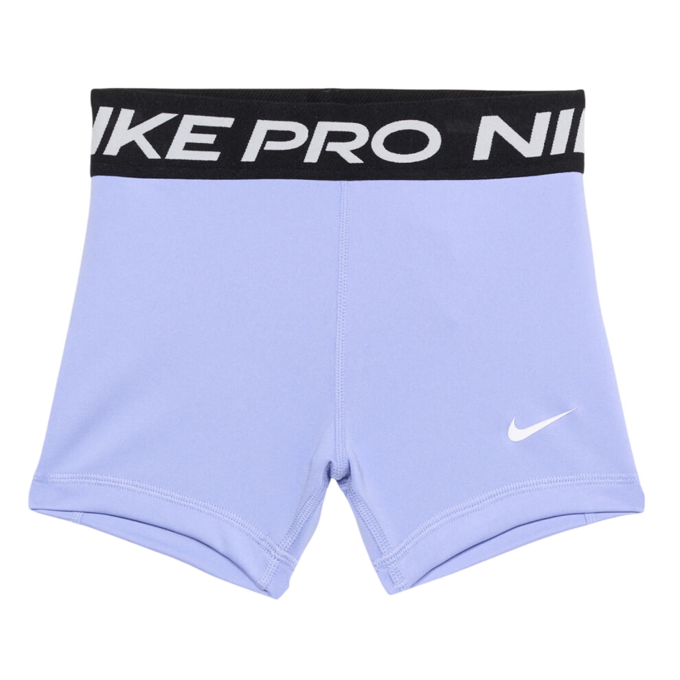 Nike (11-12 Years, Light Thistle) Girls Dri-Fit Compression Shorts