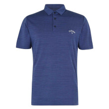 (XXL, Peacoat) Callaway Mens Herringbone Golf Polo Shirt