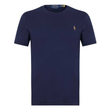 (L, Blue) Ralph Lauren Mens Pima Cotton Regular T-Shirt