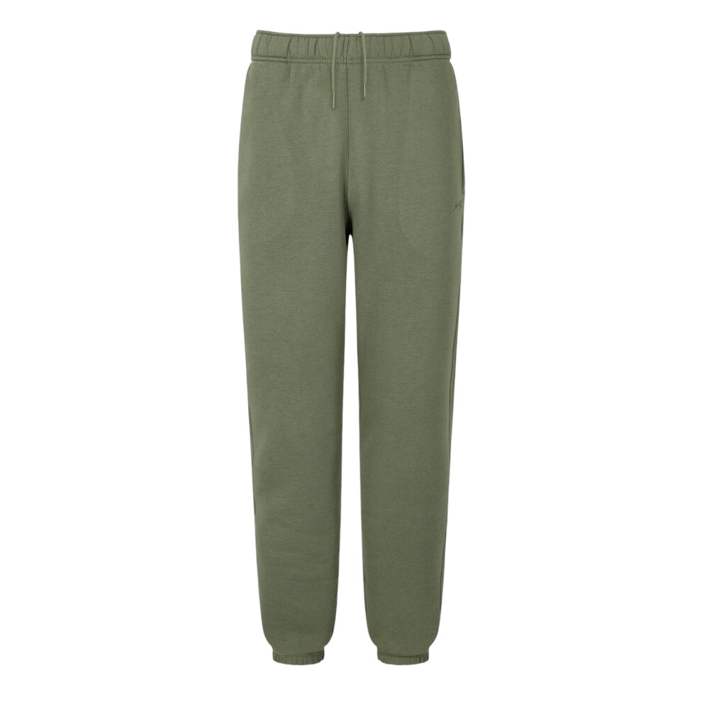 Slazenger (L, Khaki Green) Mens Fleece Cuffed Jogging Bottoms