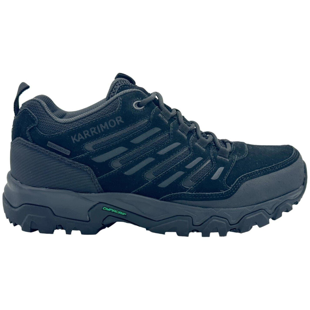 Karrimor (11 Uk, Black) Mens Mount Suede Low Waterproof Walking Shoes