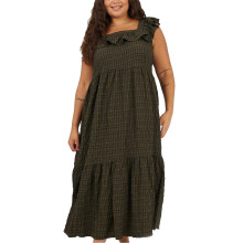 (22 UK, Khaki/Black) Brave Soul Womens/Ladies Maxi Dress