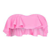 (8 UK, Bright Pink) Brave Soul Womens/Ladies Frill Bandeau Bikini Top