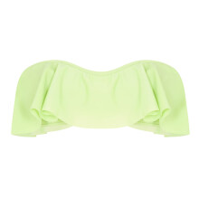 (14 UK, Mint Green) Brave Soul Womens/Ladies Frill Bandeau Bikini Top