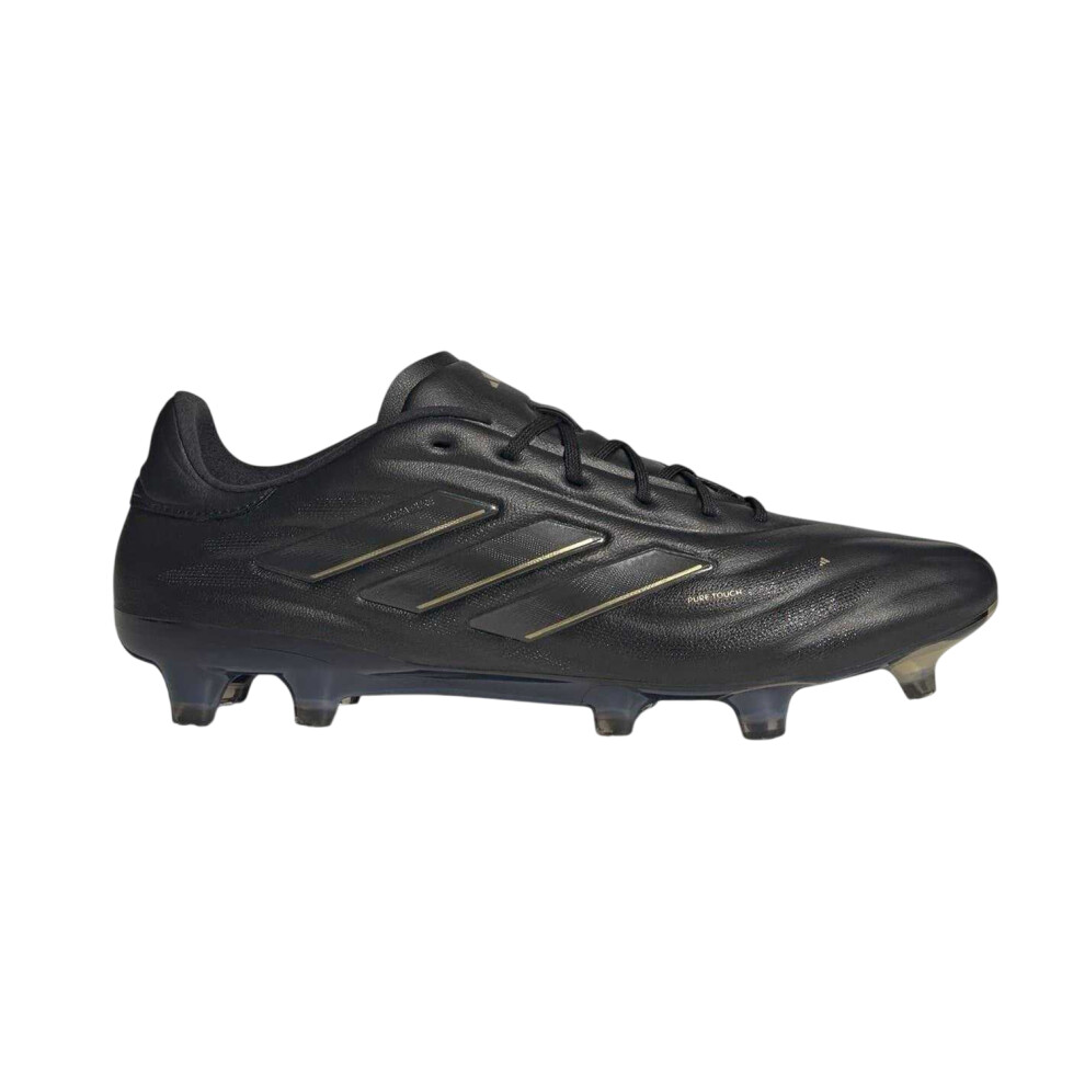 Adidas (6.5 Uk, Core Black/Carbon Grey) Mens Copa Pure Elite Calf Leather Firm Ground Football Boots