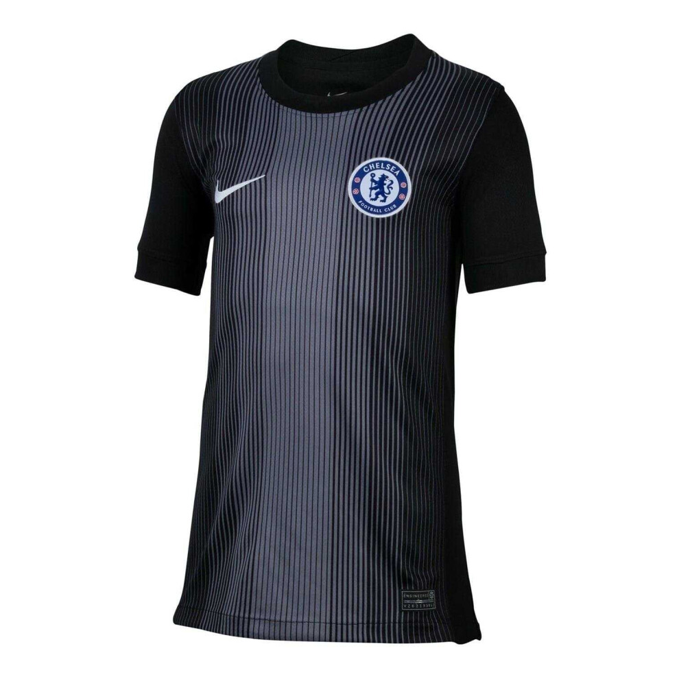 Nike (5-6 Years, Black/Grey) Childrens/Kids Stadium 2025/26 Chelsea Fc Goalkeeper Jersey