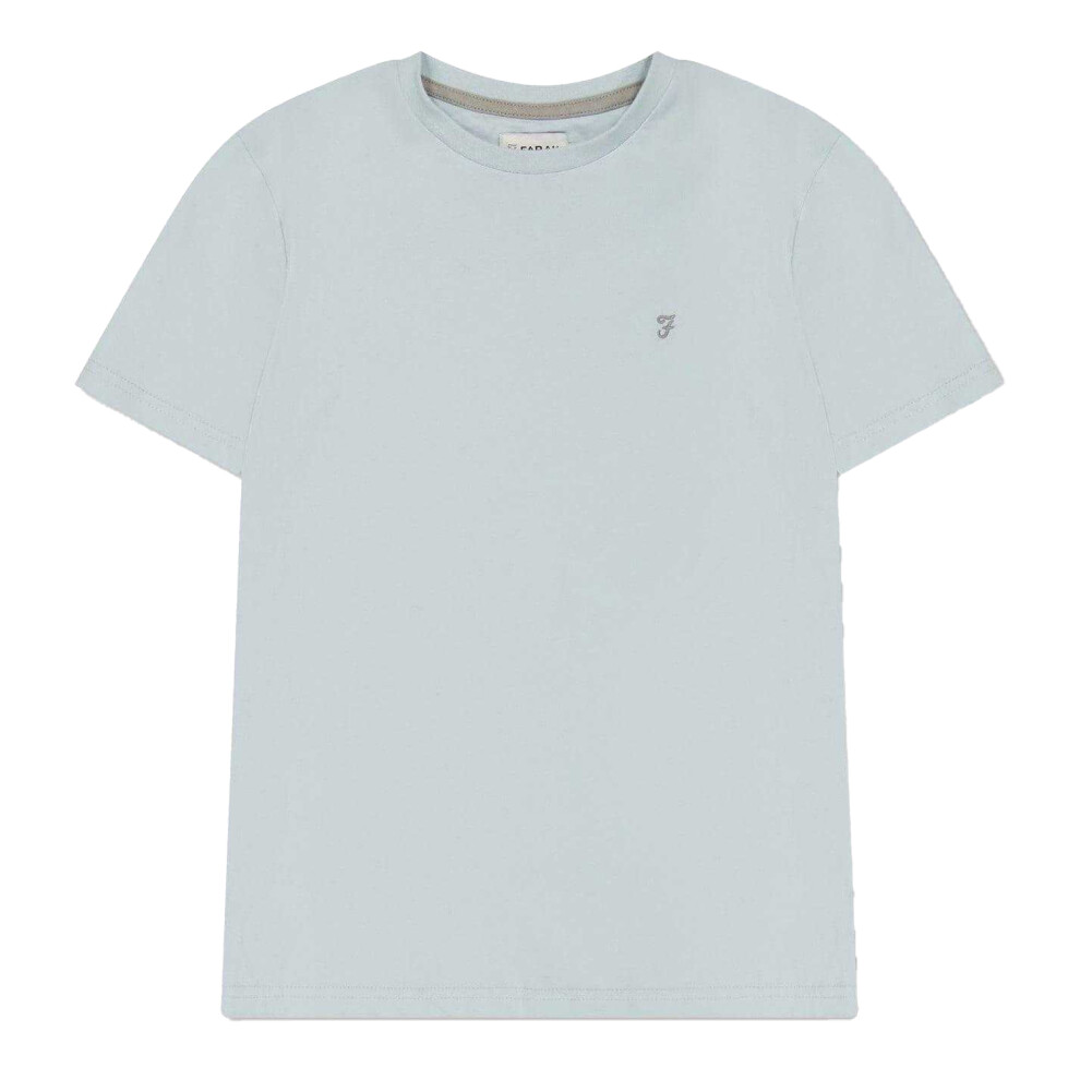Farah (14-15 Years, Blue) Childrens/Kids Logo Crew Neck T-Shirt