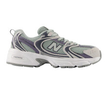 (4 UK, Grey) New Balance Childrens/Kids 530 Leather Trainers
