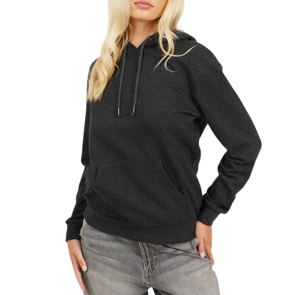 Brave Soul (10 Uk, Charcoal) Womens/Ladies Drawstring Hoodie