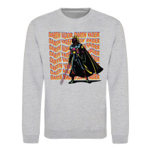 (XXL, Grey) Star Wars Unisex Adult Darth Vader Heather Sweatshirt