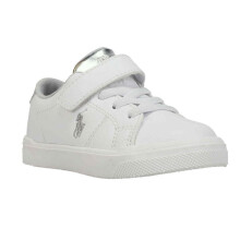(8 UK Child, White) Ralph Lauren Childrens/Kids Sutton Ps Flat Trainers