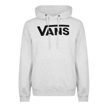 (XXL, Heather White) Vans Unisex Adult Classic Logo Regular Hoodie