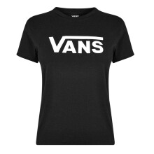 (10 UK, Black) Vans Womens/Ladies Logo T-Shirt