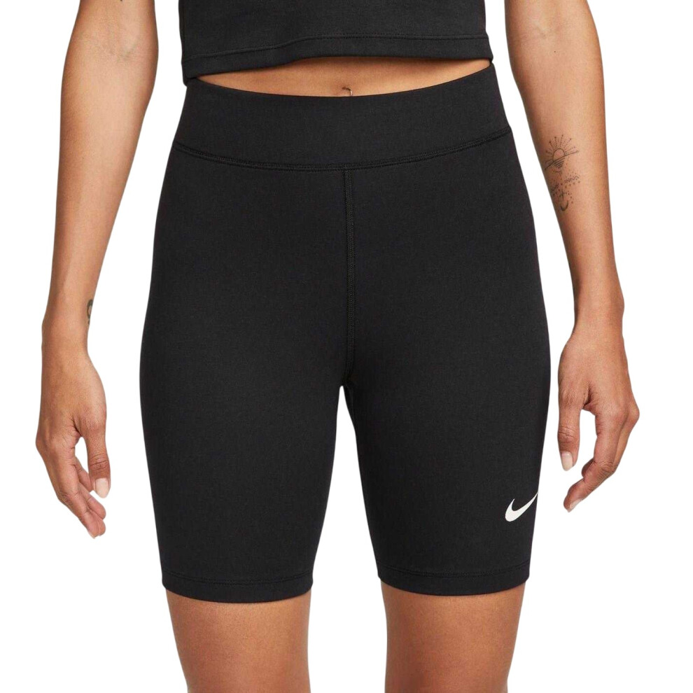 Nike (12 Uk, Black) Womens/Ladies Sportswear Essential Cycling Shorts