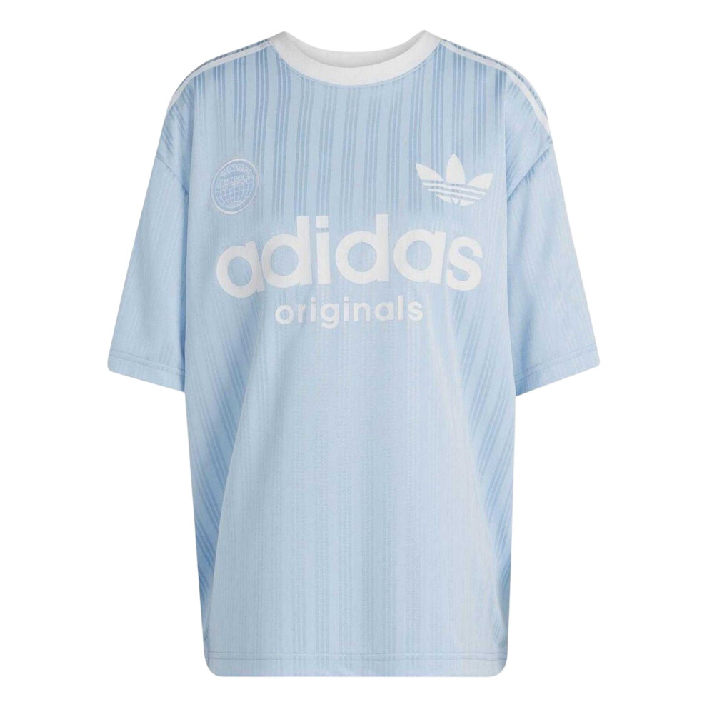 Adidas (8 Uk - 10 Uk, Blue) Womens/Ladies Originals Oversized T-Shirt