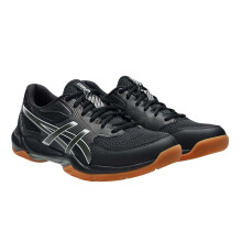 (11 UK Standard, Black/Gunsmoke Black) Asics Mens Handball Indoor Court Trainers