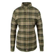 JACK PYKE Ladies Bleasdale Heavy Flannel Shirt Green Size 18