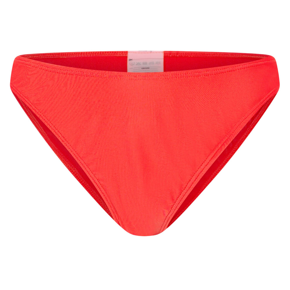 Brave Soul (10 Uk, Red) Womens/Ladies Mid Rise Bikini Bottoms