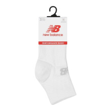 (9 UK-11 UK, White) New Balance Mens Ankle Socks (Pack of 3)