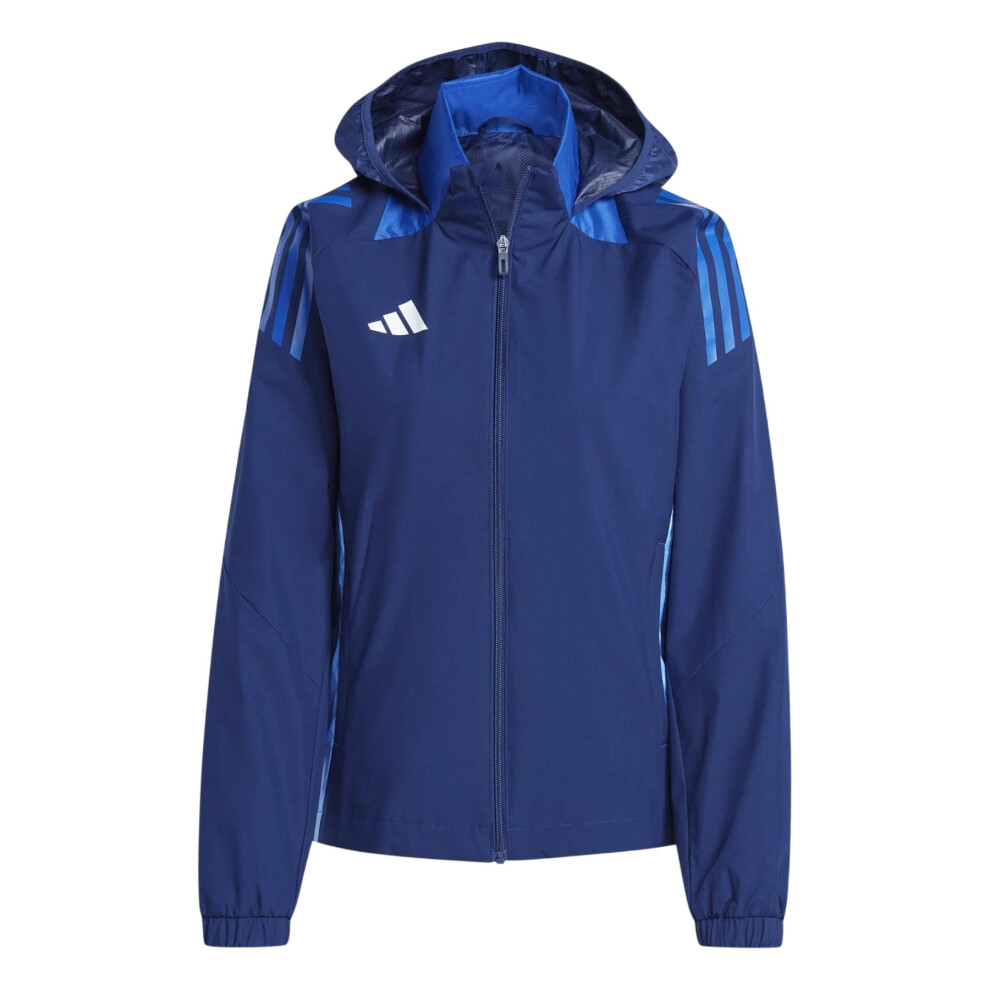 Adidas (12 Uk, Navy Blue) Womens/Ladies Tiro 24 Anorak
