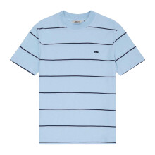 (S, Light Blue) Ellesse Mens Verri Striped T-Shirt